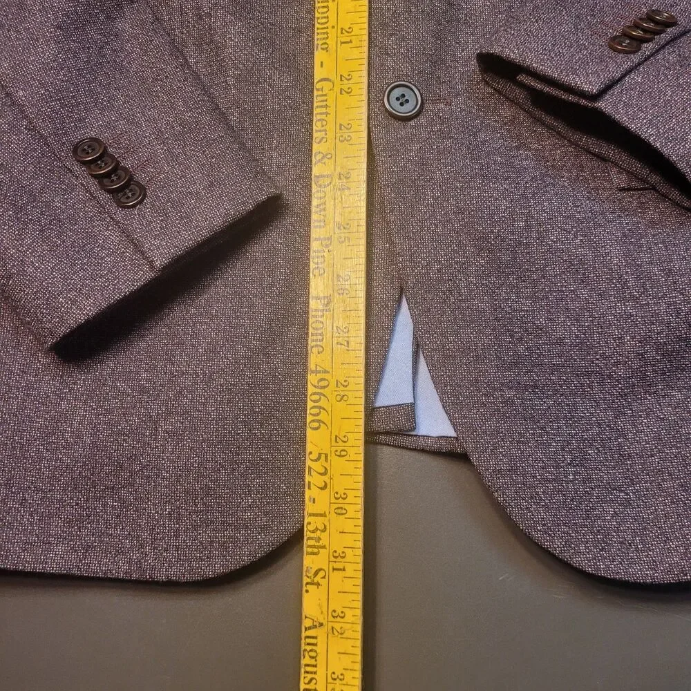 H&M Brown Textured Sport Coat Blazer